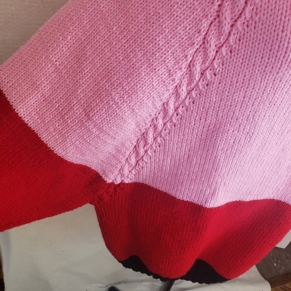 Womans Hand Knit Oversized Swester Size XL - Picture 5 of 12